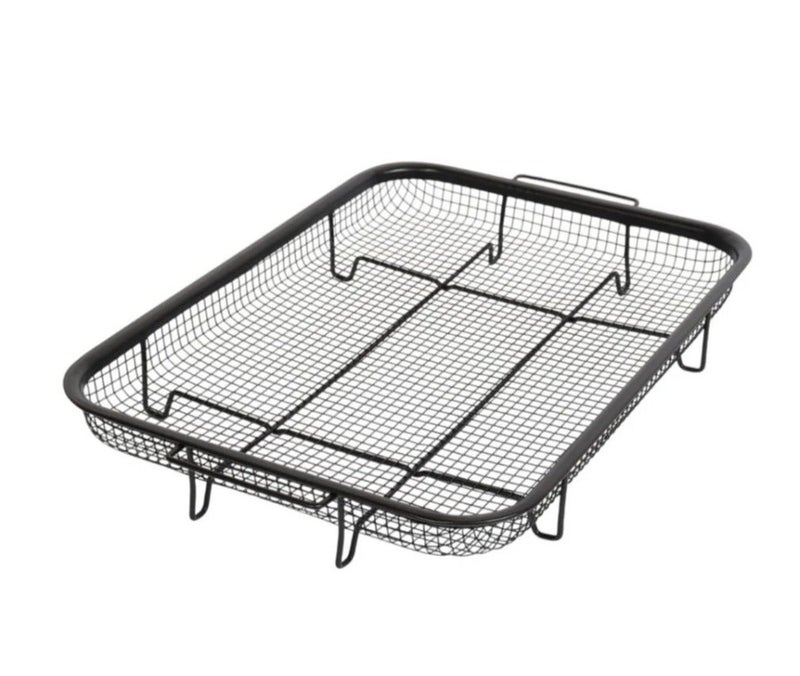 هوم فيو صينية تحمير احترافية للفرن (حجم كبير) مع شبكة تصفية الزيت - Image 3